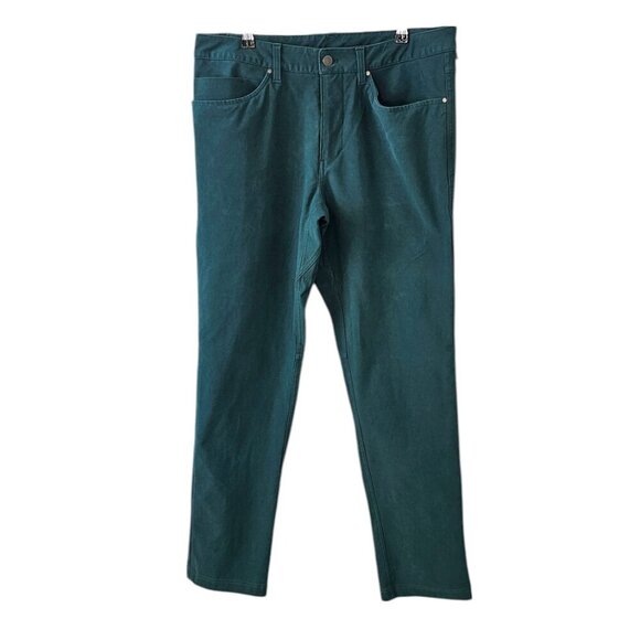 Lululemon Mens ABC Pant Classic, Utilitech, Green, Straight, Rugged, Size 33 - Picture 1 of 11